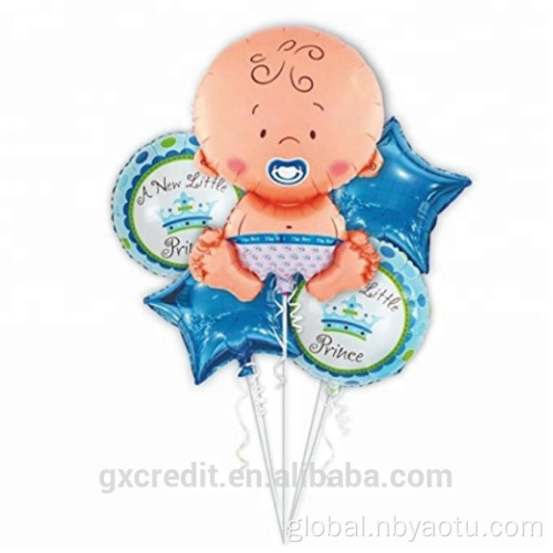 Happy Birthday Mylar Balloons 5pc Happy Birthday Foil Balloons Sets Supplier